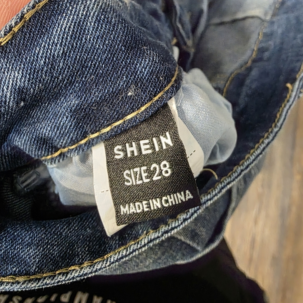 SHEIN Light Blue Wide Leg Jeans - Picture 2 of 9